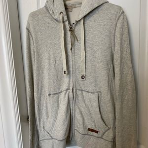 Burberry check elbow zip up